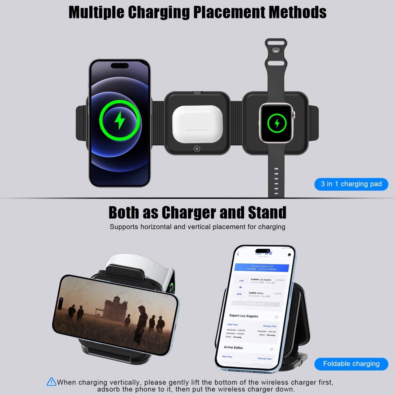 ChargeHub Pro - Wireless Charger 3-in-1 Lytswish