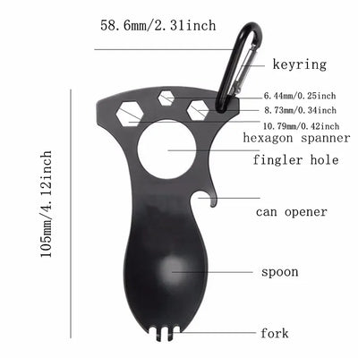 Stainless Steel Multi Function Tactical Spoon Lyt Swish