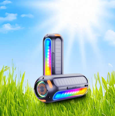 LYT-PRO Solar Bluetooth Speaker / Magnetic + LED Lyt Swish