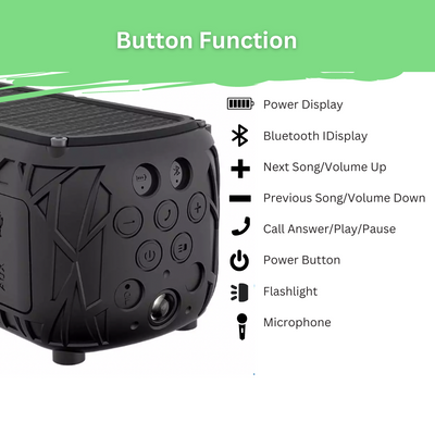 Solar Bluetooth Speaker / with Power-bank Function Lyt Swish